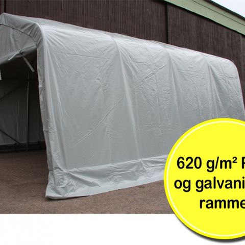 Garasjetelt | Lagertelt- Div størrelser, 620g/m² PVC