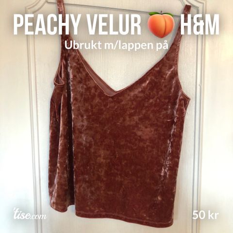 Peachy velursinglet!