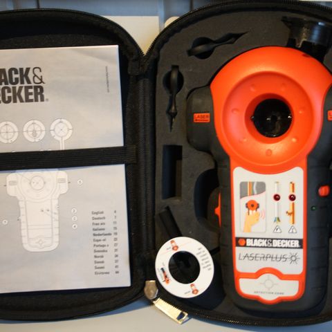 Black&decker lzr 2  laserplus  vegglaser og metal/strøm detektor