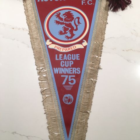 Aston Villa - league cup winners 1975 vintage vimpel