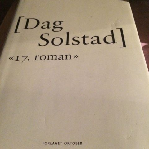 17 roman av Dag Solstad til salgs.