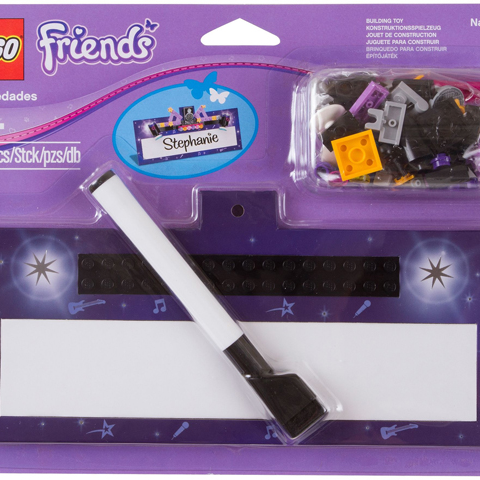 LEGO Friends VIP Cardboard Name Plate 853443