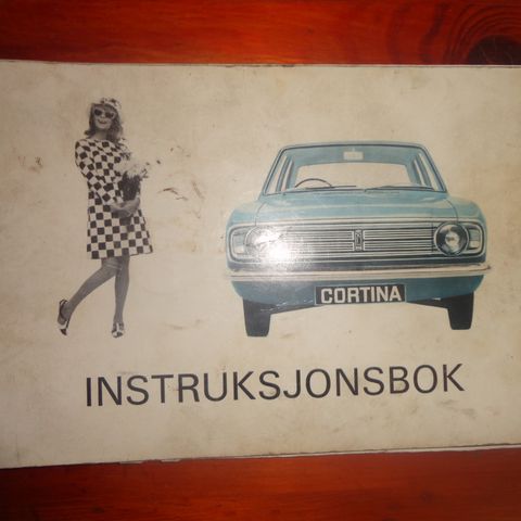 Ford Cortina Mk2 Instruksjonsbok 1967/68