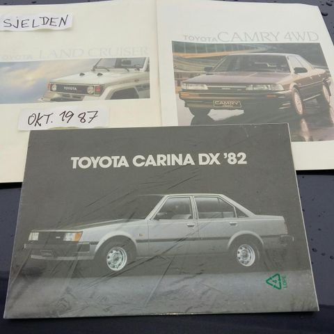 Toyota 50 stk. diverse salgsbrosjyrer bil.Jeg har mange forskjellige modeller!