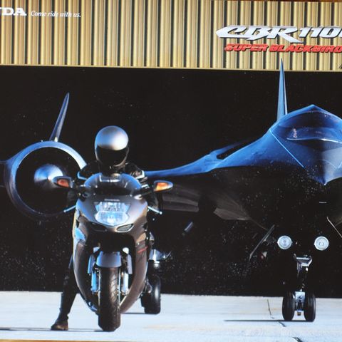 Honda CBR1100 Super Blackbird 1997 brosjyre