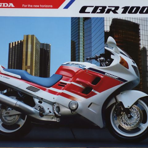 Honda CBR 1000F ca 1990 brosjyre