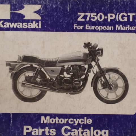 Kawasaki Z750-P(GT) delekatalog 1982