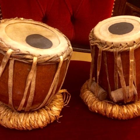 Mini Tabla. Indisk musikk instrument. Tablas, Drum instrument from India.