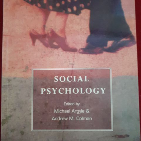 Social psychology av Michael Argyle og Andrew M. Colman