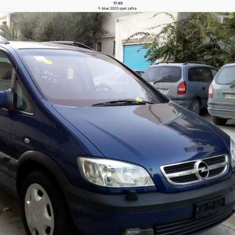 Opel Zafira 1.8 Elegance 2003 i deler