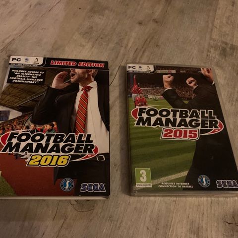 PC spill , fotball manager 2015 og 2016