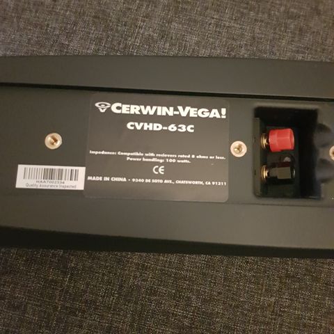 Cerwin-vega cvhd-63c