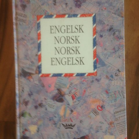 ENGELSK NORSK-ORDBOK. 50KR