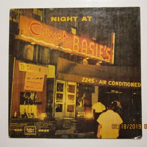 EDDIE LOCKJAW DAVIS & HIS TRIO (NIGHT AT COUNT BASIE'S) OBS!OBS!OBS! KUN COVER