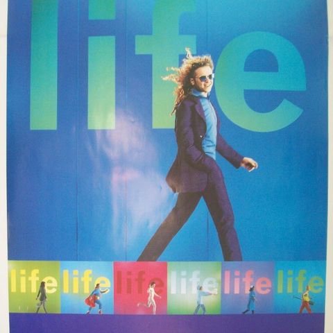 Simply Red-Life (promo poster)