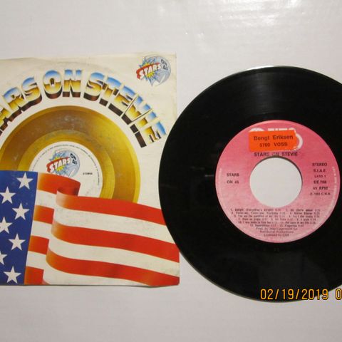 STARS ON 45 - VINYL SINGLE (STARS ON STEVIE WONDER)