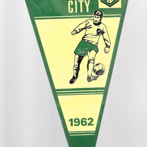 Norwich City - gammel flott vimpel