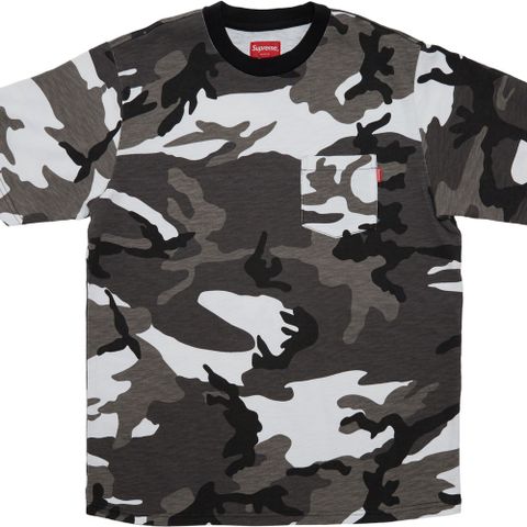 Supreme ss pocket tee (FW18) snow camo