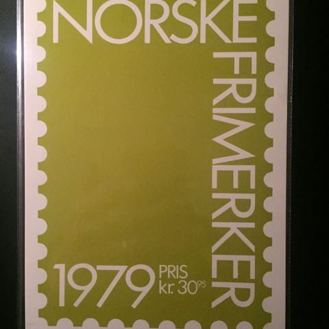 Frimerker, Postens Årssett 1979, under halve prisen av Posten-pris!