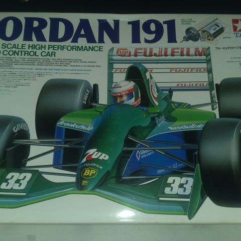 Tamiya 1/10 R/C Jordan 191 Race Car