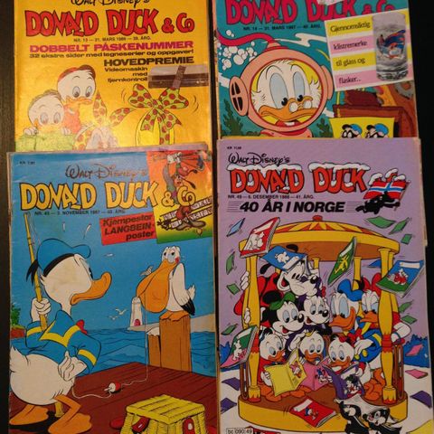 Donald Duck & Co - 1986, 1987 og 1988