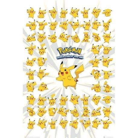 Pokemon Pikachu Plakat