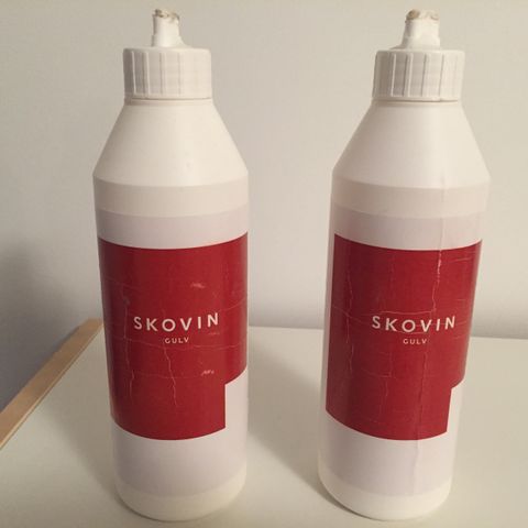 Parkettlim - snekkerlim 3D Skovin - ca. totalt 1 flaske - kjøpt des 2018