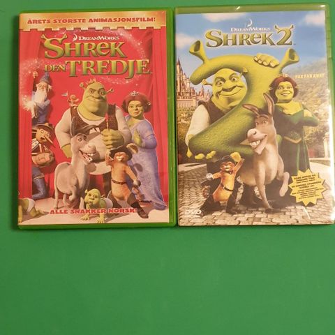 DVD - SHREK / TO FILMER SELGES SAMLET