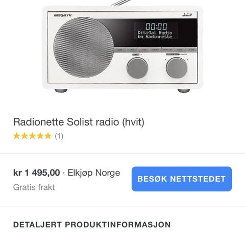 Radionette dab radio