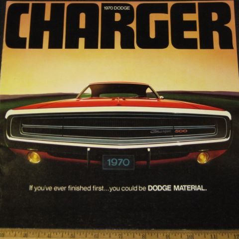 Dodge Charger 1970 mod. brosjyre selges/bud.