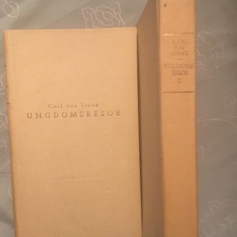 BokFrank: Carl von Linne; Ungdomsresor I/II (1929) På svensk