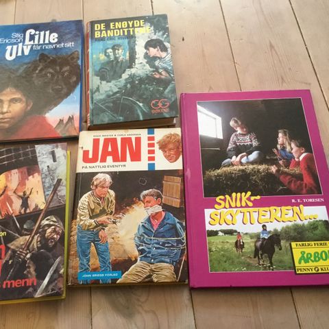 Bøker fra 70- og 80-tallet