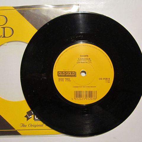 DAWN / KNOCK THREE TIMES - 7" VINYL SINGLE