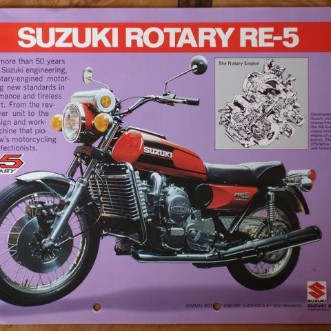 Suzuki Rotary RE-5 brosjyre