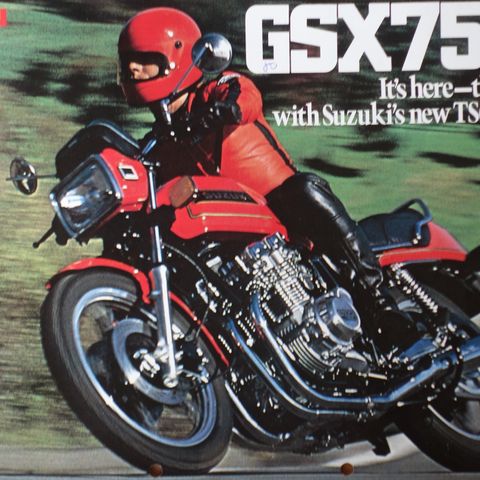 Suzuki GSX750E 1980 brosjyre