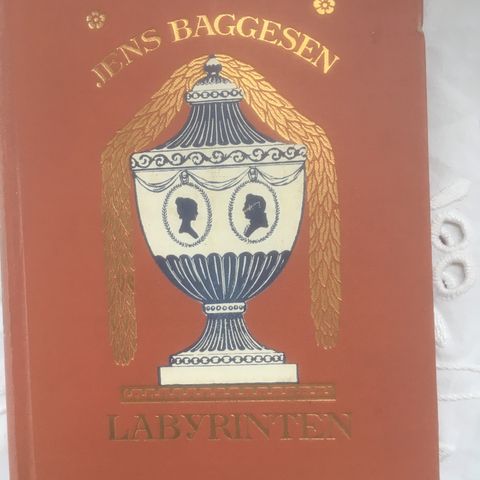 BokFrank: Jens Baggesen; Labyrinten (1910) På dansk