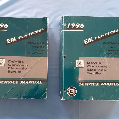 Cadillac 1996 Service Manual