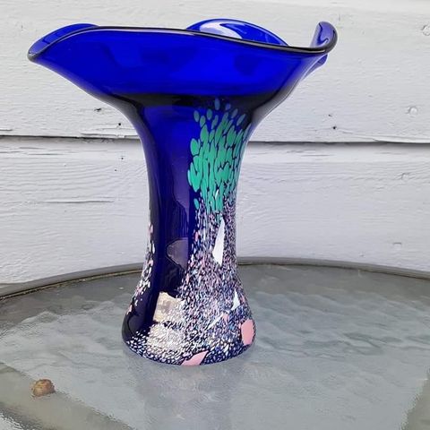 Kunstglass  vase