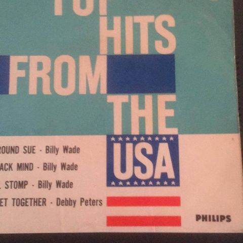 Top hits from the USA "Billy Wade/Debby Peters"