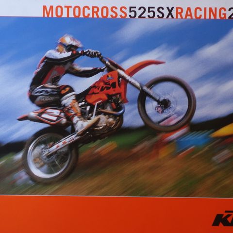 KTM 525SX Racing 2003 brosjyre