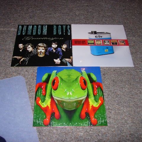 Lp / Vinyl: DumDum Boys  3 LP 'er + 1 cd