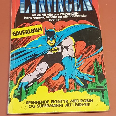 9 stk Norske Lynvingen/Batman blader