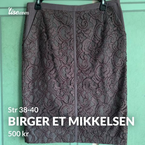 Birger et Mikkelsen skjørt