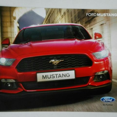 Brosjyre Ford Mustang