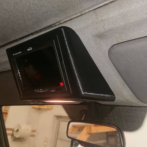 Mercedes G wagen W463 tak konsoll for LCD skjerm for ryggekamera etc.