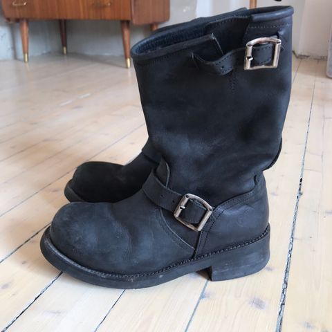 Ekte bikerboots fra Go West str 38