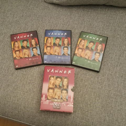 DVD "Venner For Livet" 10 år. (orig. Friends serie).