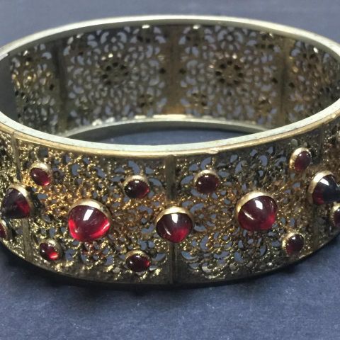 Antikk sølv armbånd fra 1800-1900 tallet!