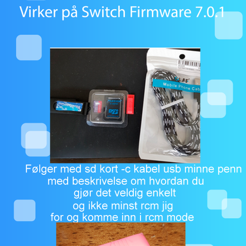 3ds/dsi/wii u / Nintendo Switch Jail Break Kit Custom Firmware nyeste firm