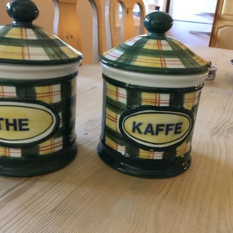 Retro Steingods  krukker , kaffe og tea